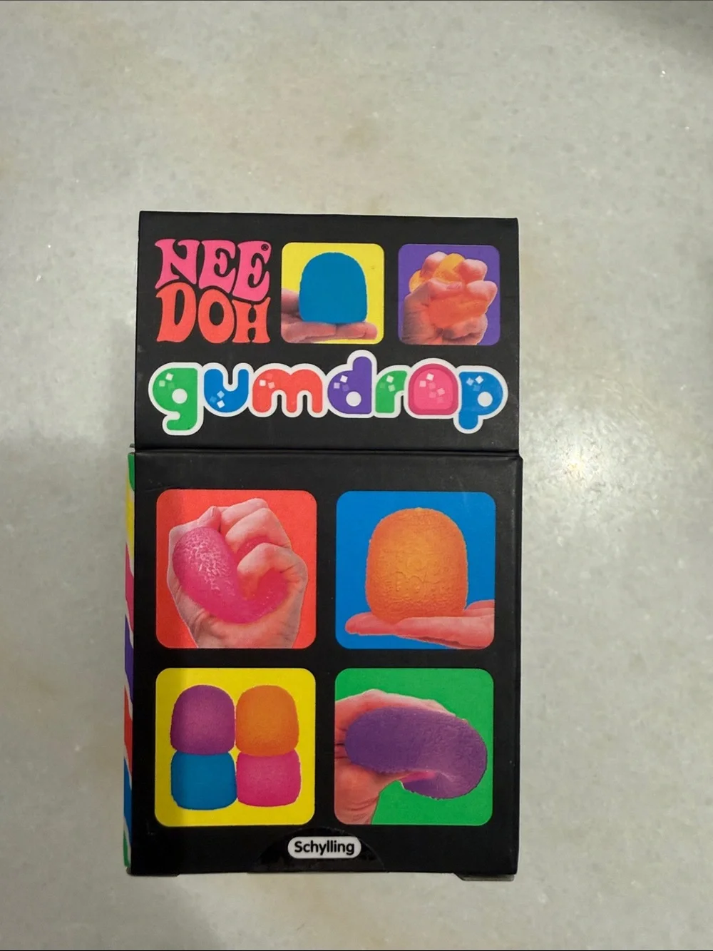 NeeDoh Gumdrop Super Solid Squish! Blue